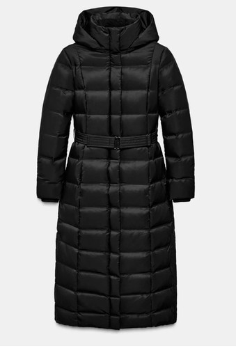 Zara black down feather water - down,