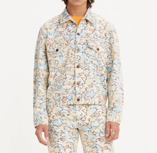 LVC WHITE TAB TRUCKER JACKET S