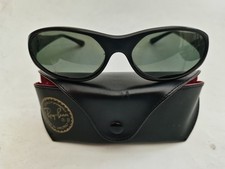 1990's VINTAGE RAY-BAN B&L U.S.A. W2688 DADDY-O BLACK POLARIZED & RAY-BAN CASE