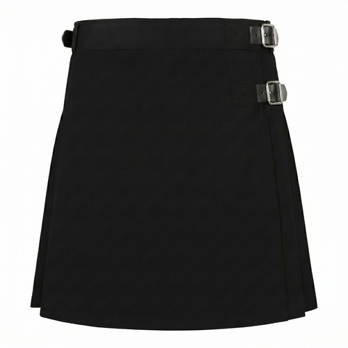 Black tartan kilt men - black,