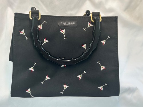 Kate spade purse black martini - spade,