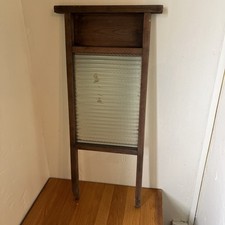 Vintage Glass and Wood