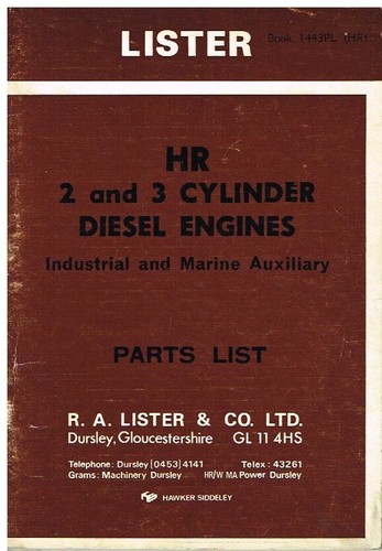 Lister hr2 hr3 - lister, industrial