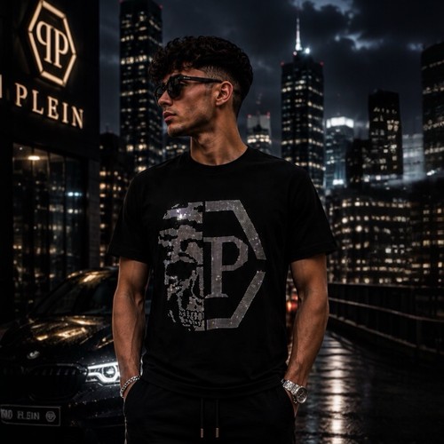 Philipp plein black skull - black,
