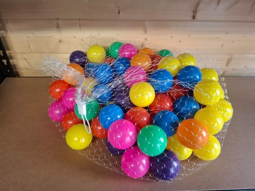 100 colourful plastic ball - ball, pit
