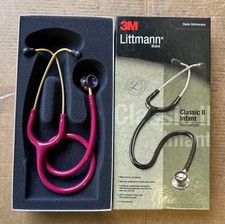 Littmann Classic II INFANT Stethoscope Raspberry Rainbow 2157  *please read *