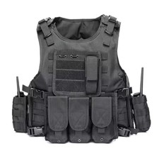 Body Armour Vest With Level NIJ IV Ballistic Ceramic Plates