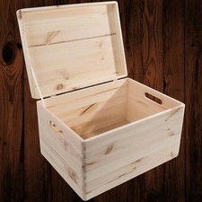XLarge Wooden Toy Chest Trunk