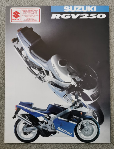 Suzuki rgv250r genuine - suzuki,