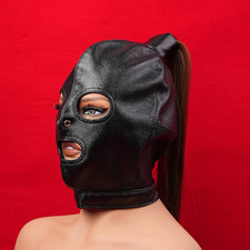 Adult Unisex PU Leather Gimp