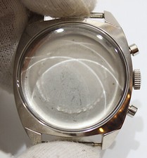 Valjoux 7730 7732 7733 7734 Vintage Chronograph Watch Steel Case Ø35mm N.O.S.