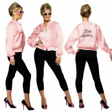Ladies Pink Jacket 1950's 60's Grease Fancy Dress Hen Night