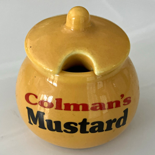 Vintage colman mustard pot - pot,