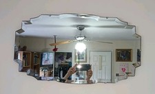 Art Deco Wall Mirror Bevelled