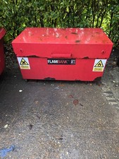 Flambank Site Box Van Vault Coshh Storage With Forklift Slots 120cm Wide