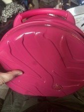 Antler Hard Shell Vanity Case In Pink Good Condition Lined In Pink Zebra Print