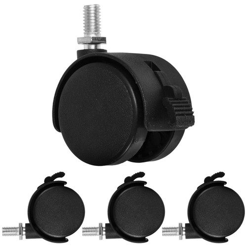 4pcs threaded stem black - 4pcs,