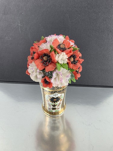 Vintage porcelain flower - porcelain,