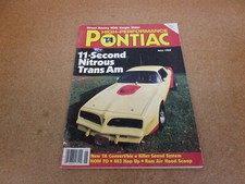 HIGH PERFORMANCE PONTIAC TA magazine June 1983 Trans Am Firebird GTO article