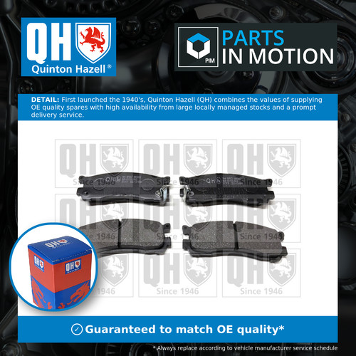 Brake pads set rear bp667 - brake,