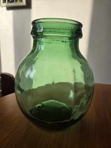 Vintage green glass verisa - green,