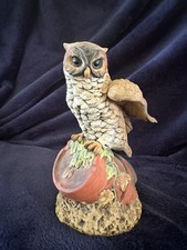 The Leonardo Collection Porcelain OWL figurine- ornament 17cm 