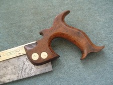8" Brass backed Dovetail saw, by Musgrave & Co, Lincoln.