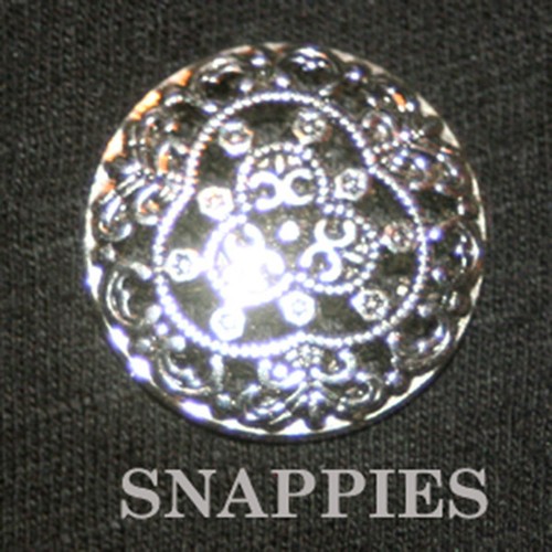Snappies silver magnetic - silver, stock