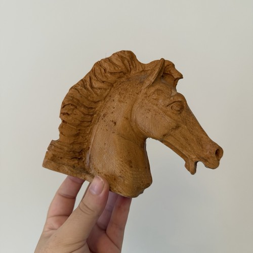 Wooden hand carved - wooden, horse