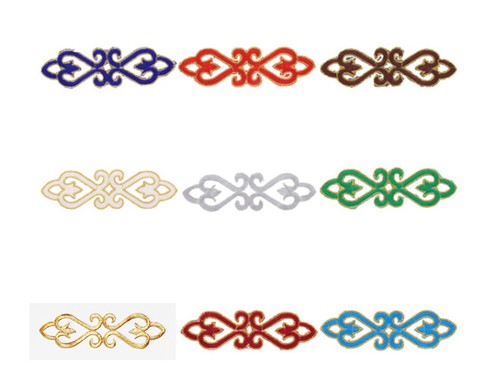Embroidery iron sew patch - on,