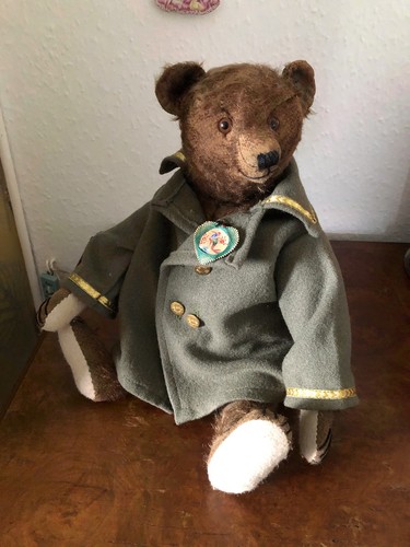 Original steiff walnut mohair - original,