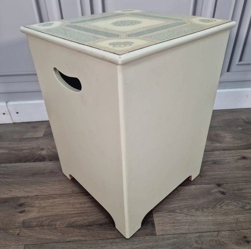 Vintage wooden trunk laundry - vintage,