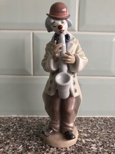 Lladro “Sad Sax” ("Payasito Saxofon") Porcelain Clown Figurine 5471 (23cm)