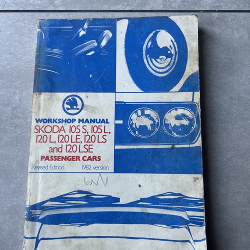 Workshop manual skoda 105 - 105., &