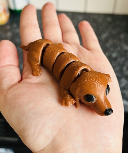 Printed fun sausage dog - fun,