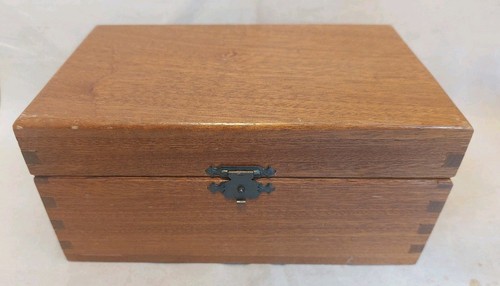 Vintage wooden storage box - vintage,