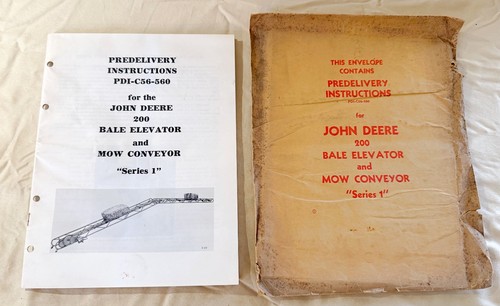 Vtg john deere - john, bale