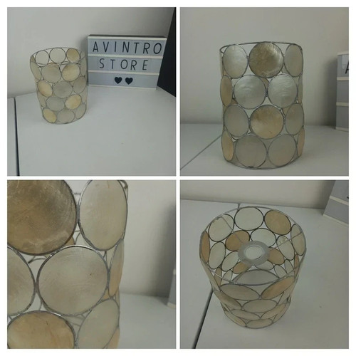 Vintage capiz shell light - vintage,