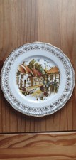 Gainsborough Bone China, Small Plate, Village scene.