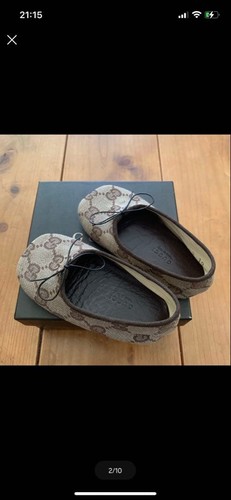 Gucci canvas ballet flats - gucci,