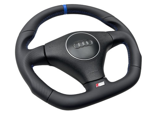 Tuning steering wheel leather