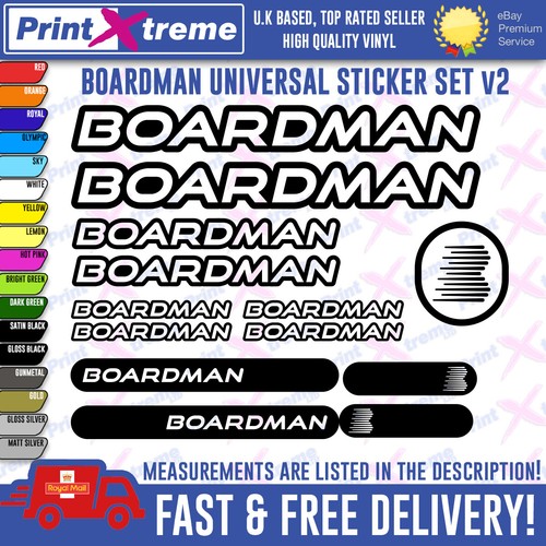 Boardman bikes decal stickers - decal,