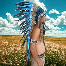 Blue Indian Hat M and orange Indian Hat S for Jodie