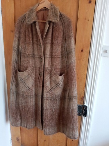 Vintage mohair cape - mohair,