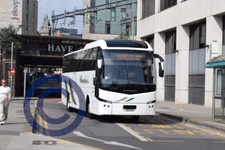 BUS PHOTO PRINT 4x6 WHEADON'S TRAVEL N18EKW VOLVO B11R JONCKHEERE CARDIFF RAIL