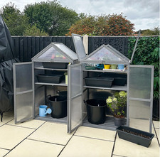 Mini Wooden Greenhouse Outdoor