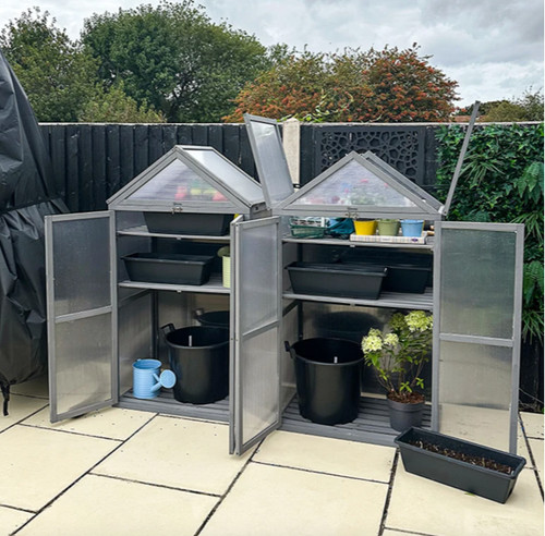 Mini wooden greenhouse - mini,