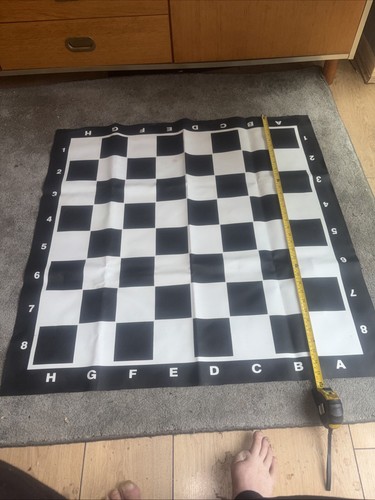 Giant plastic door chess set - giant,