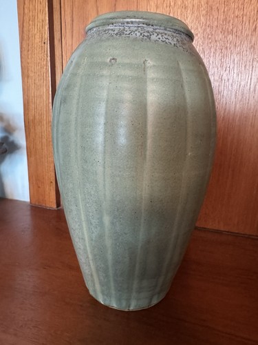 Vintage studio pottery vase - vintage,