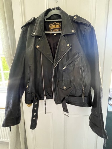 Leather jacket authentic - leather,